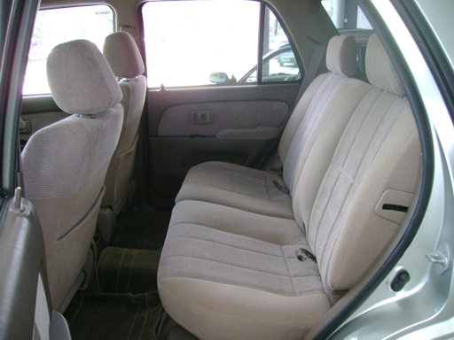 Rear interior